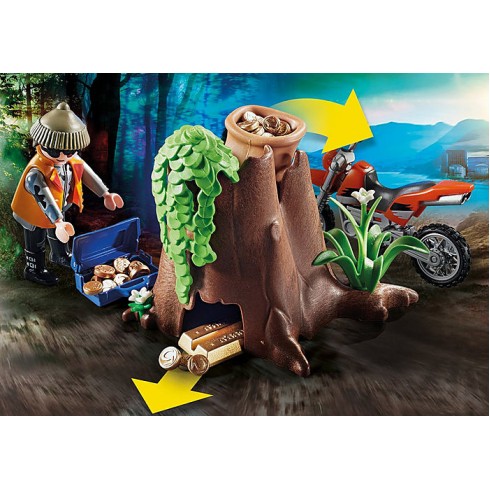 Playmobil 70570 - Police Off-Road Car with Jewel Thief - City Action