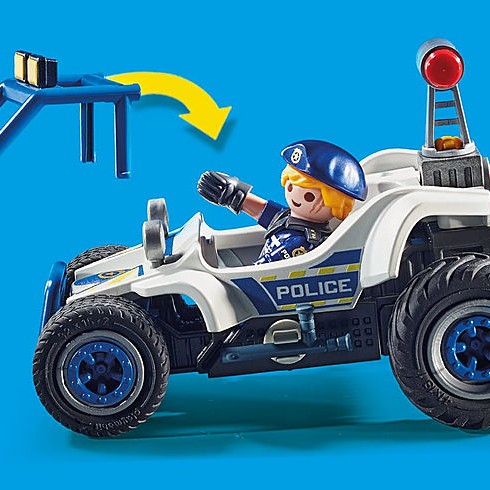 Playmobil 70570 - Police Off-Road Car with Jewel Thief - City Action