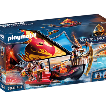 Playmobil 70641 - Burnhams Raiders Fire Ship Novelmore