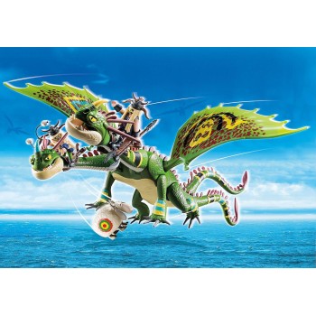 Playmobil 70730 - Dragon Racing: Ruffnut and Tuffnut with Barf and Belch