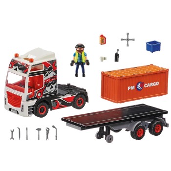 Playmobil 70771 -  Truck with Cargo Container - City Action 