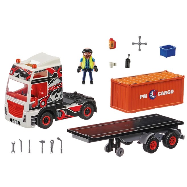 Playmobil 70771 -  Truck with Cargo Container - City Action 