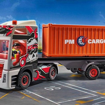 Playmobil 70771 -  Truck with Cargo Container - City Action 