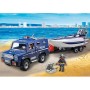 Playmobil 5187 - Police Truck with Speed Boat
