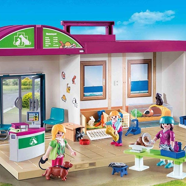 Playmobil 70146 - Take Along Vet Clinic