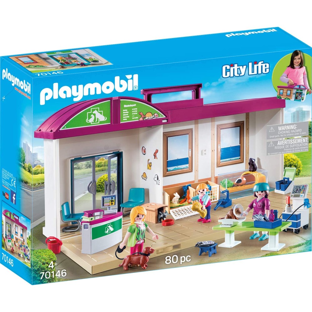 Playmobil 70146 - Take Along Vet Clinic