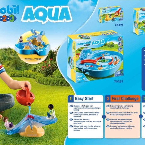 Playmobil 70269 - Water Seesaw with Watering Can - Playmobil 1.2.3. Aqua