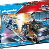 Playmobil 70575 - Helicopter Pursuit with Runaway Van