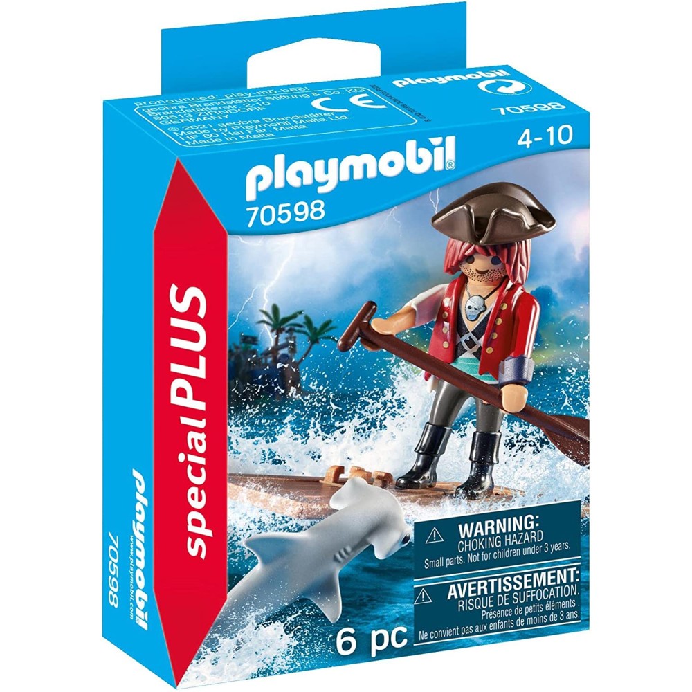Playmobil 70598 - Pirate with Raft - Special Plus