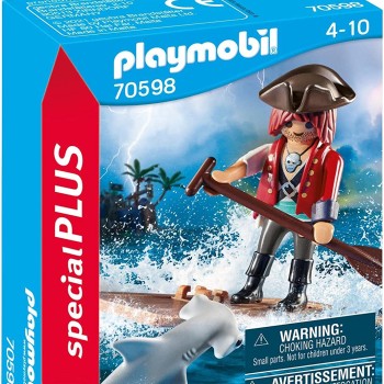 Playmobil 70598 - Pirate with Raft - Special Plus
