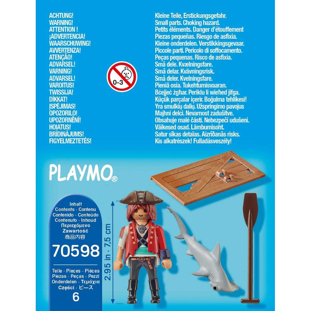 Playmobil 70598 - Pirate with Raft - Special Plus