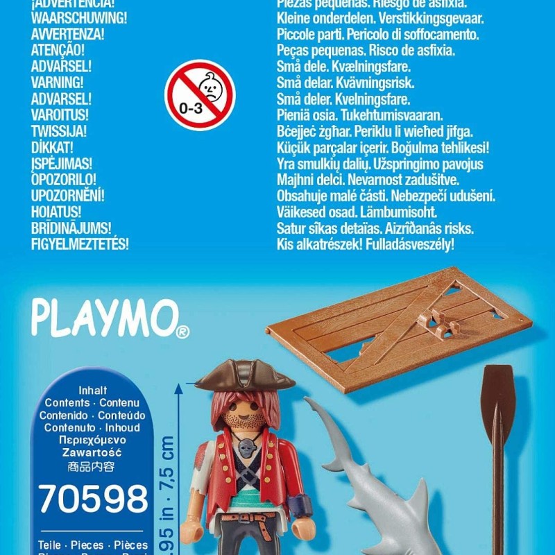 Playmobil 70598 - Pirate with Raft - Special Plus