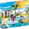 Playmobil 70610 - Small Pool with Water Sprayer - Family Fun Vacation