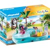 Playmobil 70610 - Small Pool with Water Sprayer - Family Fun Vacation