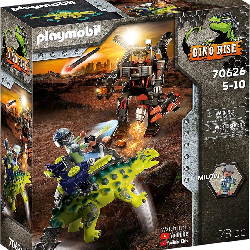 Playmobil 70626 - Invasion of the Robot - Saichania - Dino Rise