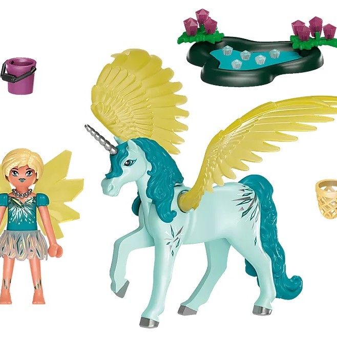 Playmobil 70809 - Crystal Fairy with Unicorn - Ayuma