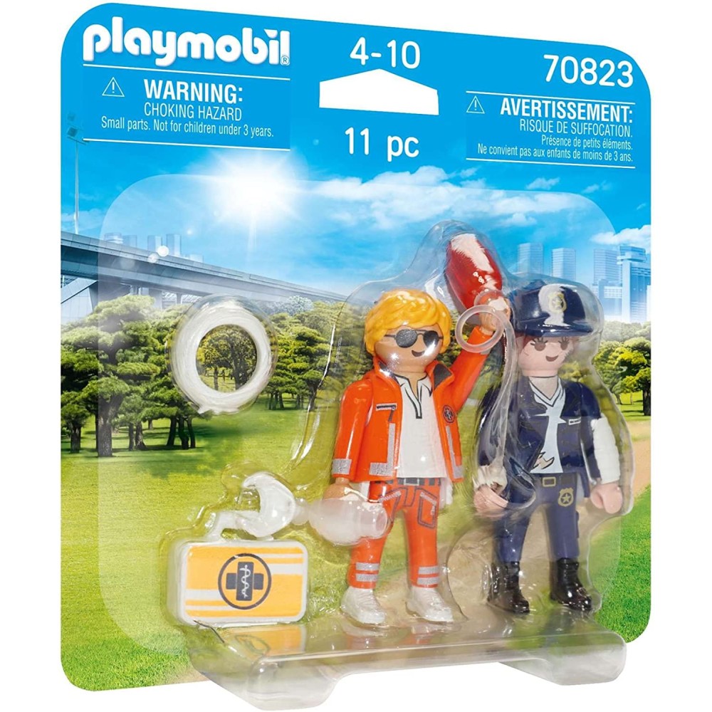 Playmobil 70823 - Emergency Doctor and Policewoman - Duo Pack