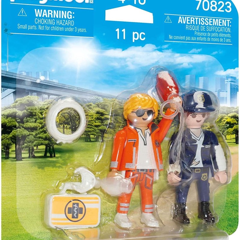 Playmobil 70823 - Emergency Doctor and Policewoman - Duo Pack