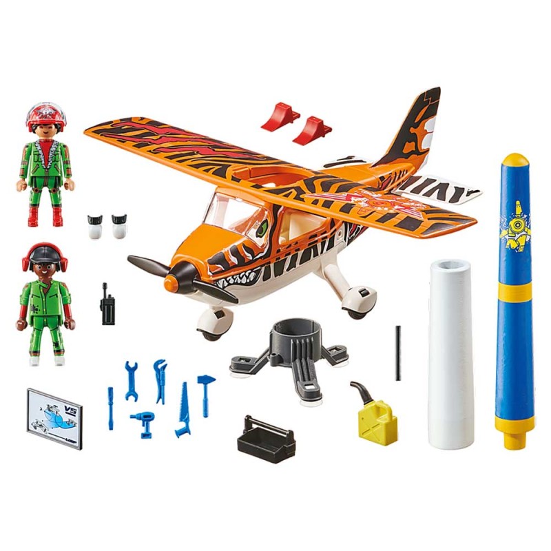 Playmobil 70902- Air Stunt Show Tiger Propeller Plane