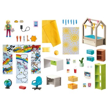 Playmobil 70988 - Teenagers Room - City Life 