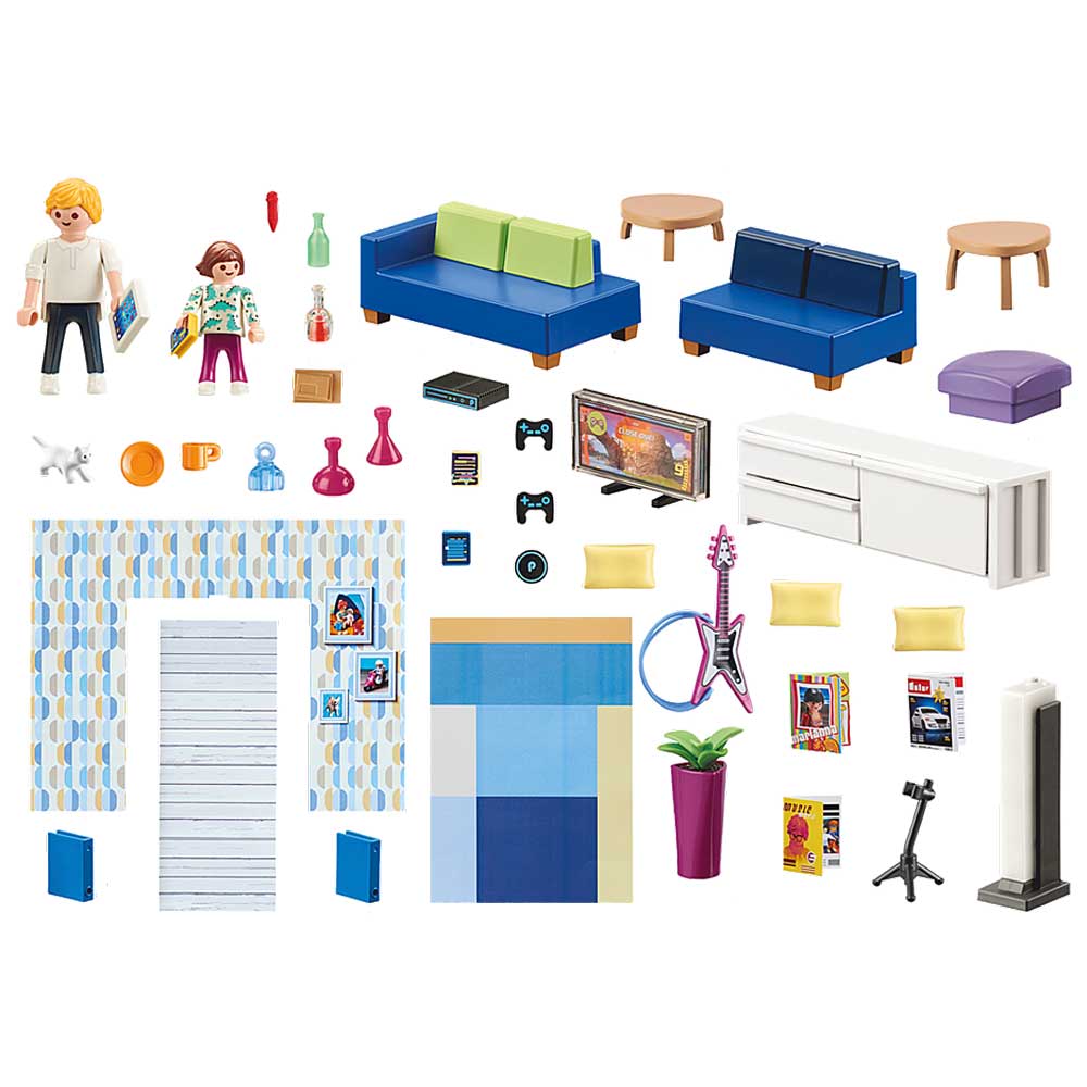Playmobil 70989 - Living Room with Light - City Life