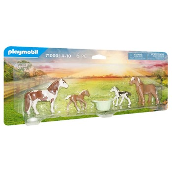 Playmobil 71000 - 2 Icelandic Horses with Foals - Country Pony Farm