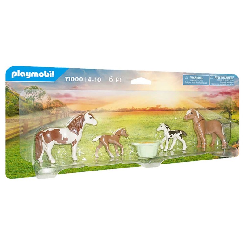 Playmobil 71000 - 2 Icelandic Horses with Foals - Country Pony Farm