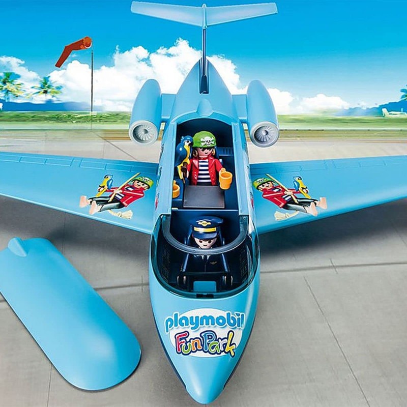 Playmobil 9366 - Playmobil Funpark Summer Jet - Family Fun Vacation