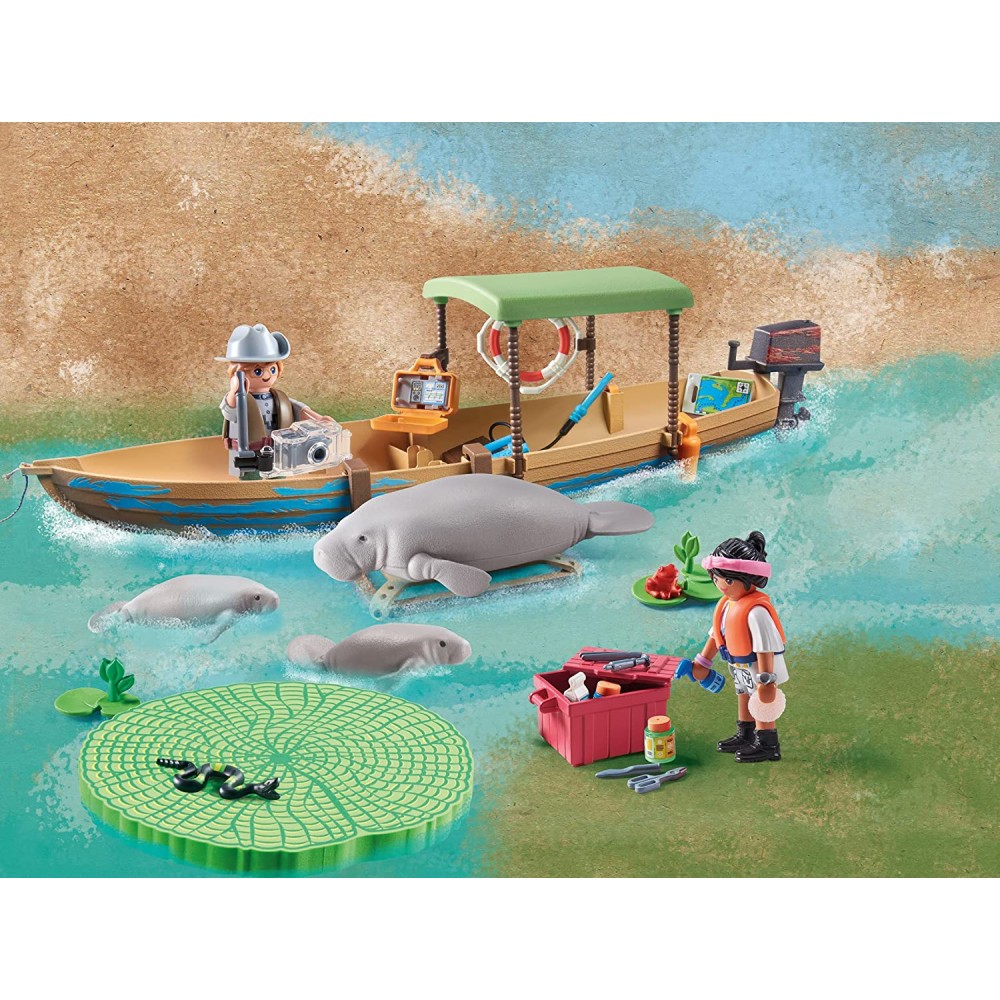Playmobil 71010 - Wiltopia Boat Trip to the Manatees