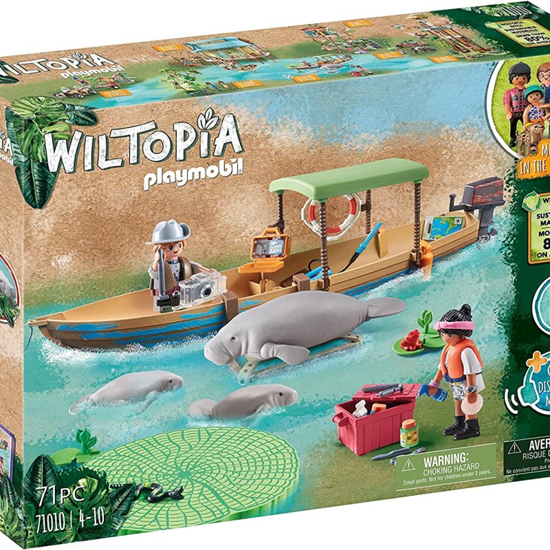 Playmobil 71010 - Wiltopia Boat Trip to the Manatees