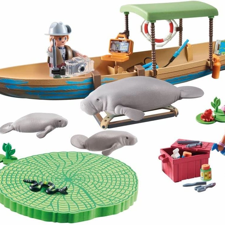 Playmobil 71010 - Wiltopia Boat Trip to the Manatees