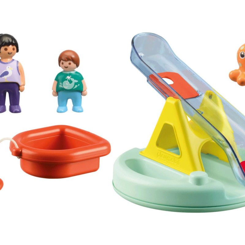 Playmobil 70635 - Water Seesaw with Boat - Playmobil 1.2.3 Aqua 