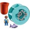 Playmobil 70636 - Water Wheel with Baby Shark - Playmobil 1.2.3 Aqua