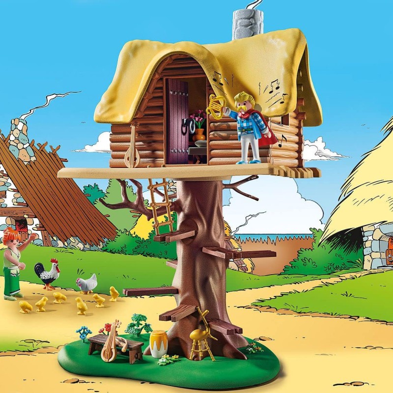 Playmobil 71016 - Asterix - Cacofonix with Tree House