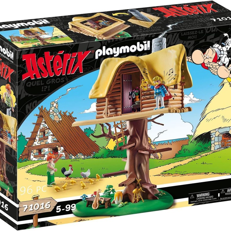 Playmobil 71016 - Asterix - Cacofonix with Tree House