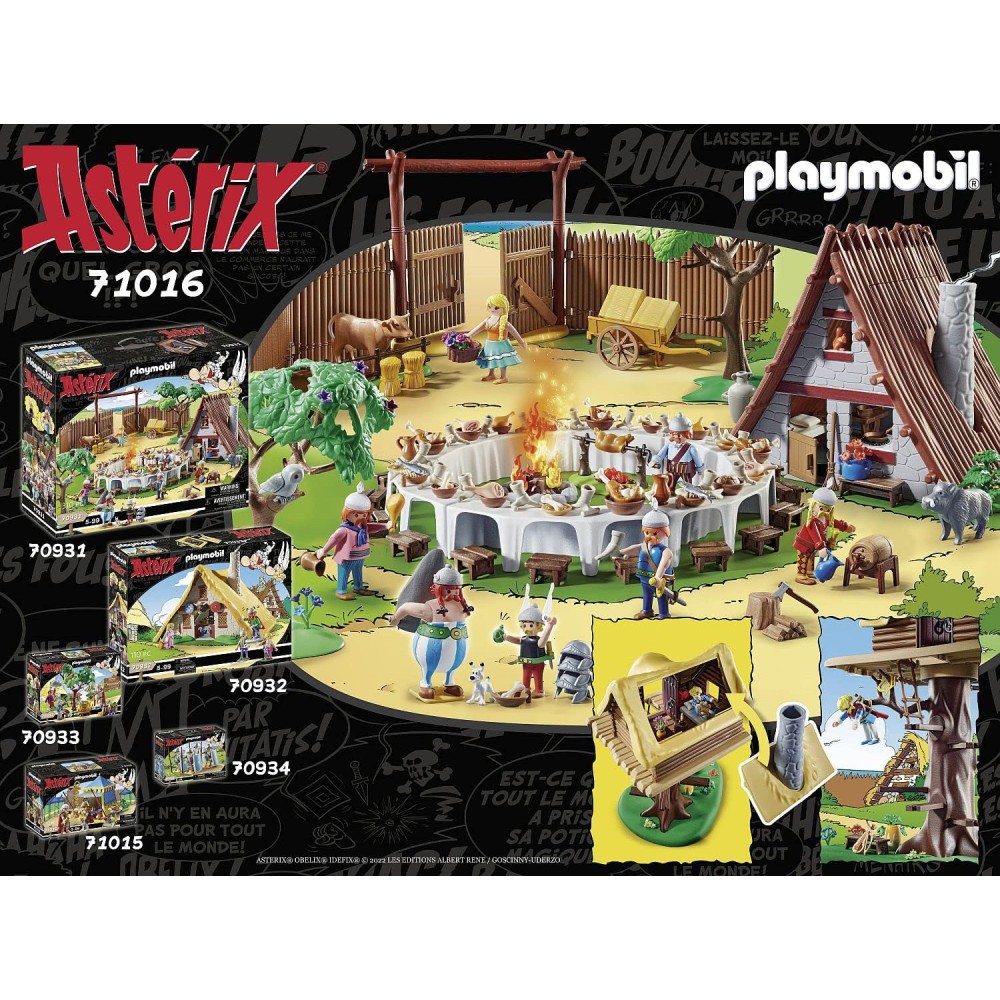Playmobil 71016 - Asterix - Cacofonix with Tree House