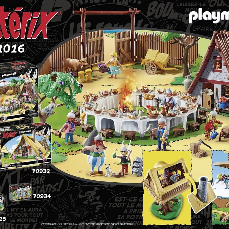 Playmobil 71016 - Asterix - Cacofonix with Tree House