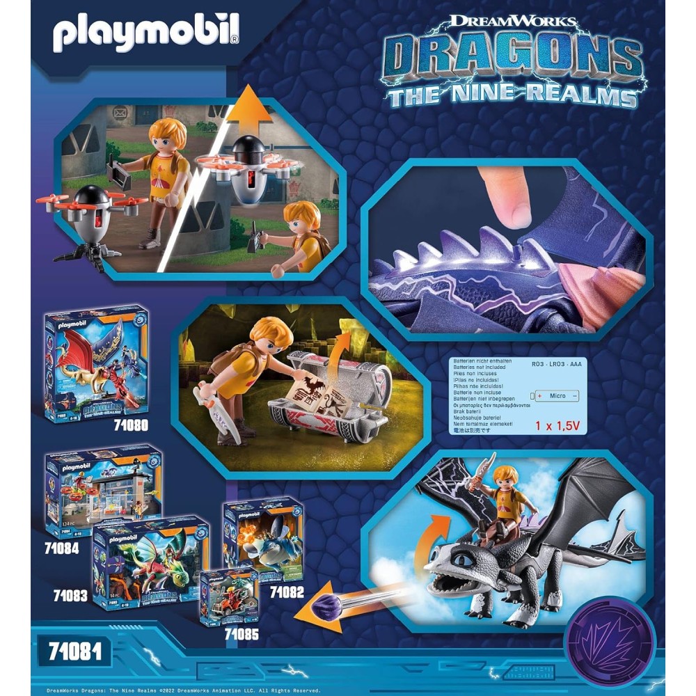 Playmobil 71081 - Thunder & Tom - Dragons The Nine Realms