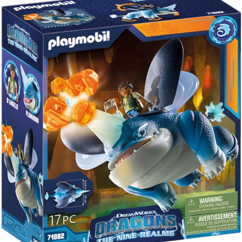 Playmobil 71082 - Plowhorn & D'Angelo - Dragons The Nine Realms