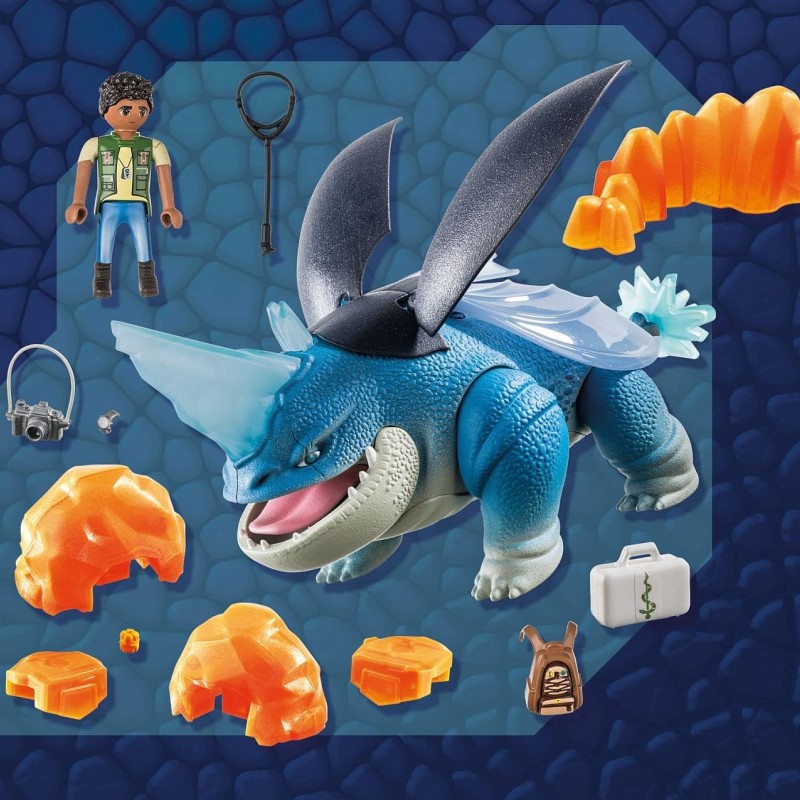 Playmobil 71082 - Plowhorn & D'Angelo - Dragons The Nine Realms