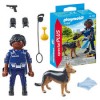 Playmobil 71162 - Police Man with Sniffer Dog  - Special Plus