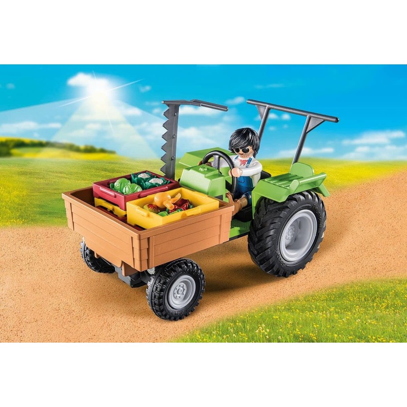Playmobil 71249 - Tractor with Trailer - Country