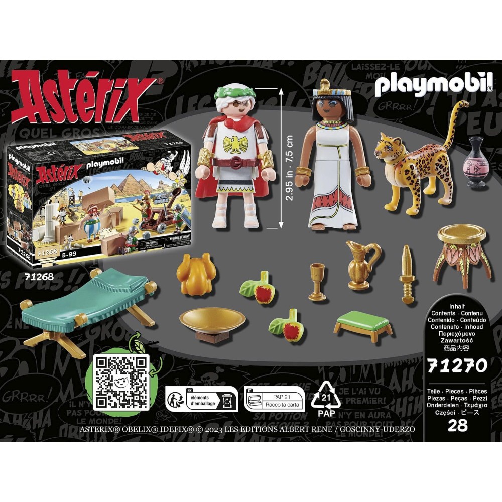 Playmobil 71270 - Ceasar And Cleopatra - Asterix