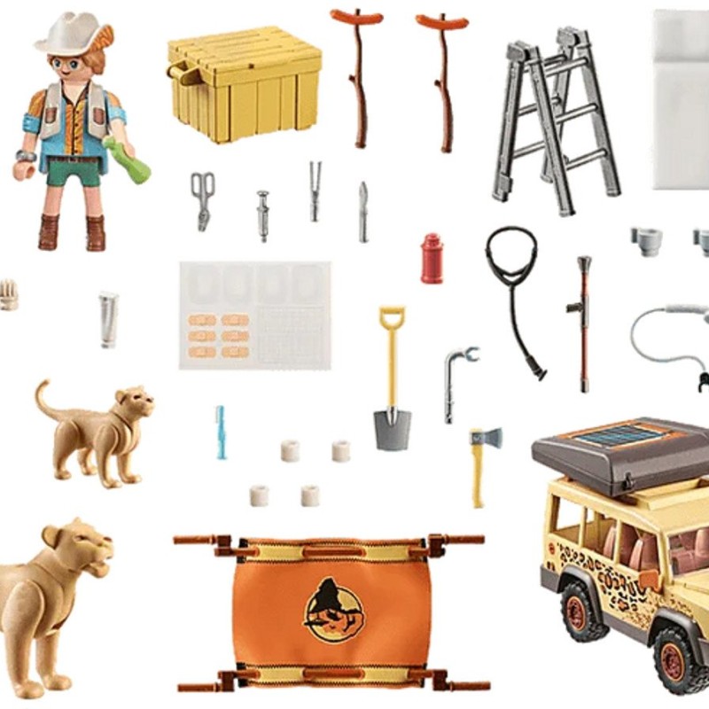 Playmobil 71293 - Cross-Country Vehicle with Lions - Wiltopia 