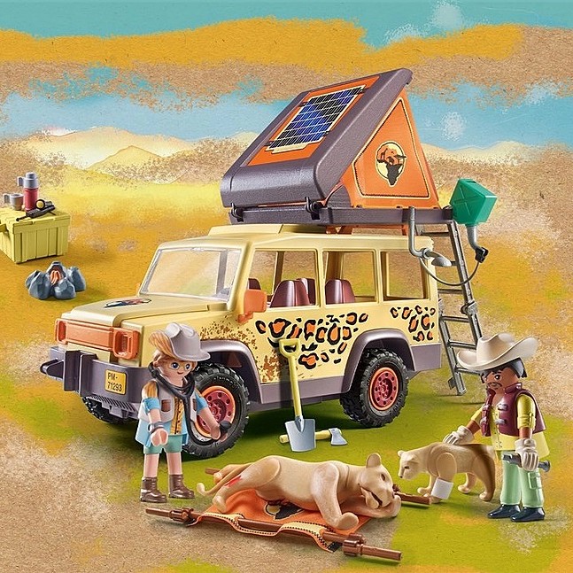 Playmobil 71293 - Cross-Country Vehicle with Lions - Wiltopia 