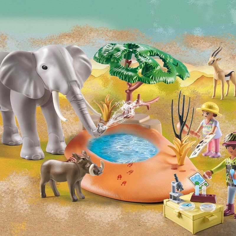 Playmobil 71294 - Elephant at the Waterhole - Wiltopia 