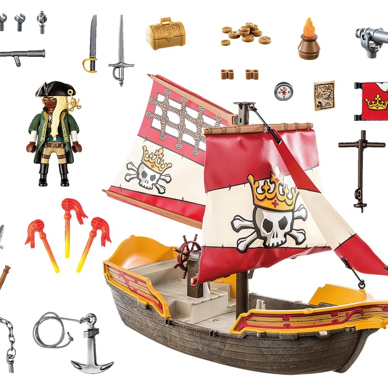 Playmobil 71418 - Pirate Ship - Pirates