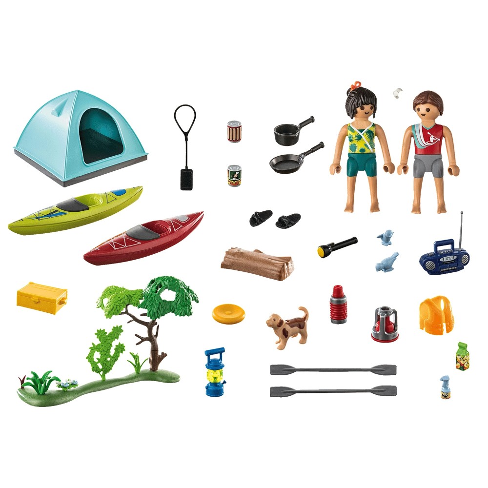 Playmobil 71425 - Camping with Campfire - Family Fun Vacation