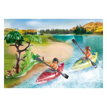 Playmobil 71425 - Camping with Campfire - Family Fun Vacation