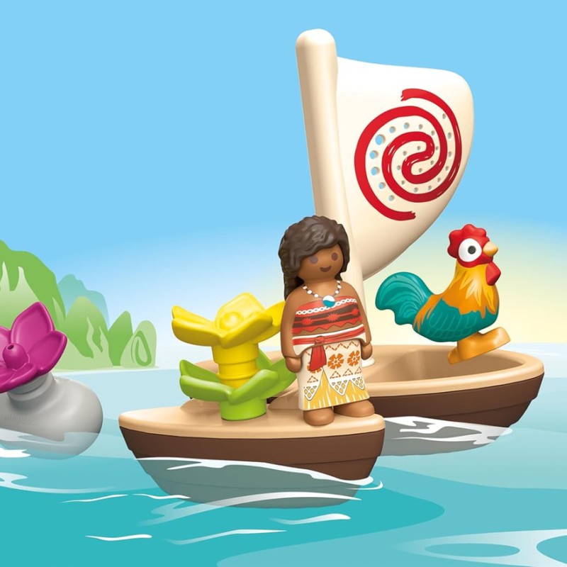 Playmobil 71459 - Moana's Sail Boat - Junior Aqua & Disney
